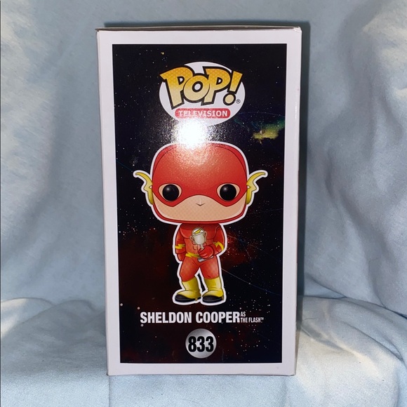 Sheldon Cooper as The Flash Exclusive “The Big Bang Theory” Funko POP! - Picture 2 of 2